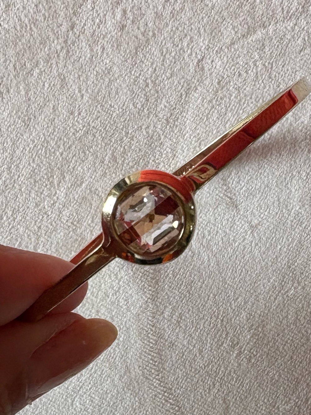 henri bendel Gold/champagne Tone Bracelet with Amber Brown Crystals - Picture 2 of 10